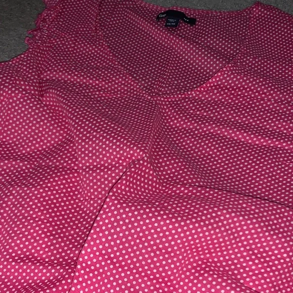 GAP Pink Ruffle Sleeve Blouse - Picture 5 of 6